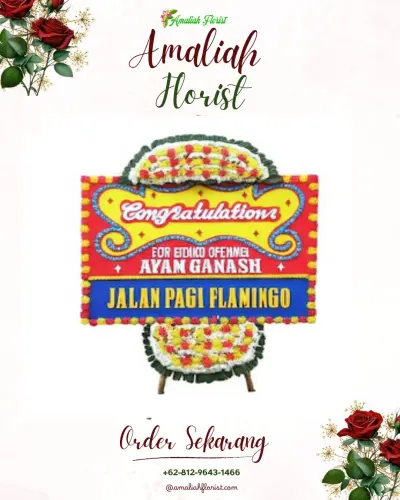 Bunga Papan Congratulation di Tileng